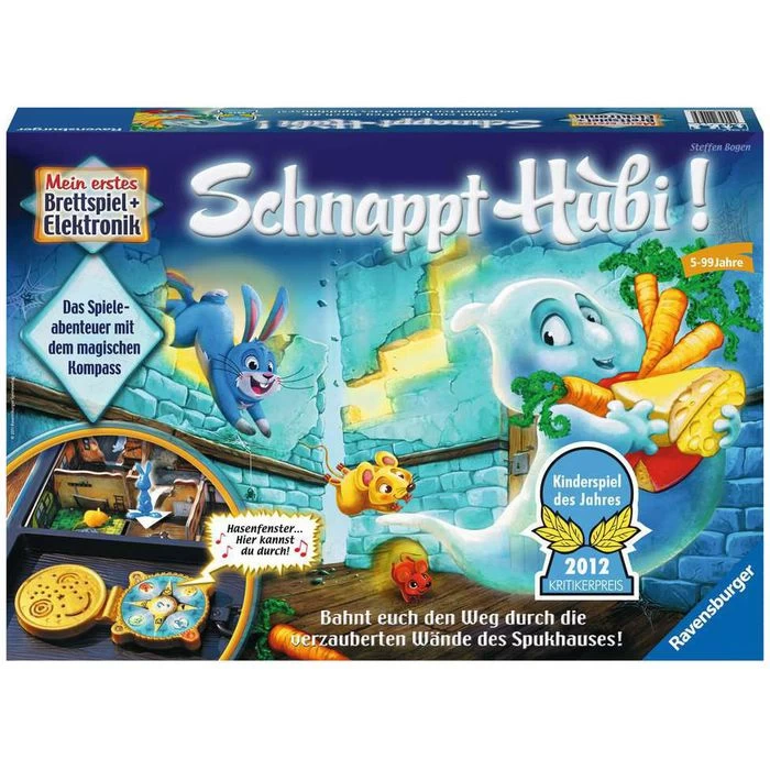 Ravensburger Brettspiel 22093 Schnappt Hubi!, Ab 5 Jahre, 2-4 Spieler