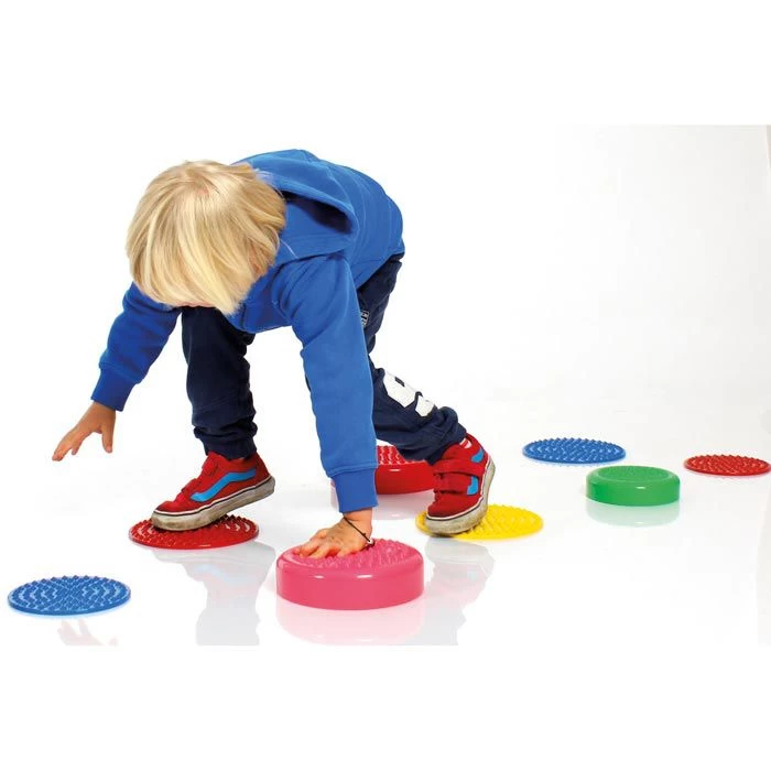 Togu Balance-Pad Senso Balance Kissen Set Rot, Ø 16cm, Reflexzonenmassage, 2 Stück – Bild 2