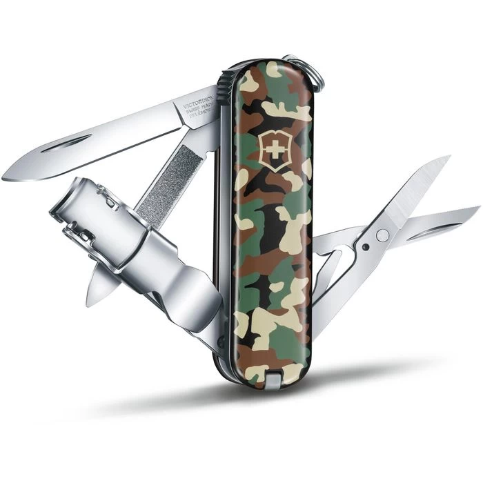 Victorinox Taschenmesser Nail Clip 580 0.6463.94, Camouflage, 8 Funktionen – Bild 4