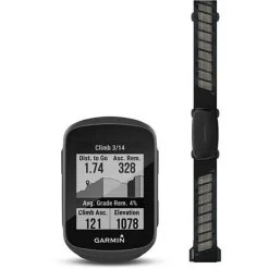 Garmin Fahrradcomputer Edge 130 Plus HRM, Set, Kabellos, Indoor/Outdoor-Navigationsgerät, Mit GPS