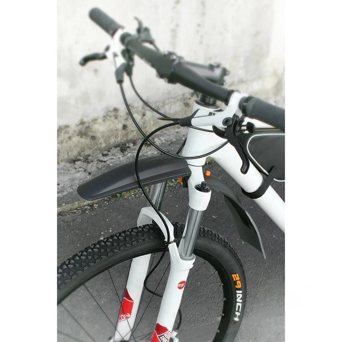 SKS Schutzblech Shockblade, 11095, Radgröße 26 - 27,5 Zoll, Schwarz / Grau, Vorne – Bild 4