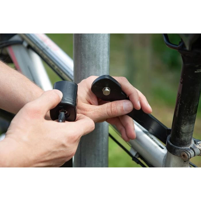 Fischer-MTS Fahrradschloss 85852, Faltschloss, Länge 85cm, Sicherheitslevel 8 – Bild 3