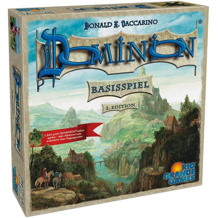 Rio-Grande-Games Kartenspiel Dominion Basisspiel, 2. Edition, Ab 13 Jahre, 2-4 Spieler