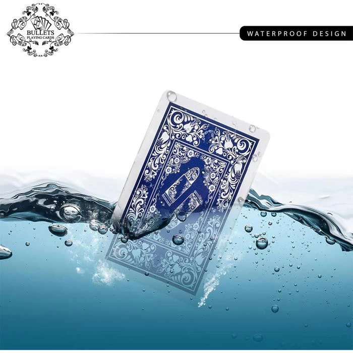 Bullets Spielkarten BG-KA-0009 Black Edition Poker, 54 Karten, Plastik, Anglo-Amerikanisches Bild â Bild 5