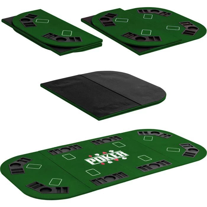 Maxstore Pokermatte 20030130, 160 X 80 Cm, Rechteckig, 8 Spieler, Grün – Bild 4