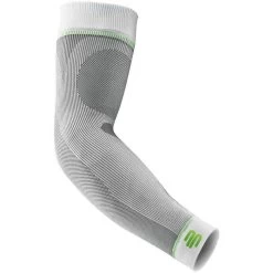 Bauerfeind Armling Sports Compression Sleeves Arm, Größe S / Kurz, Weiß, Beidseitig Tragbar, 2 Stück
