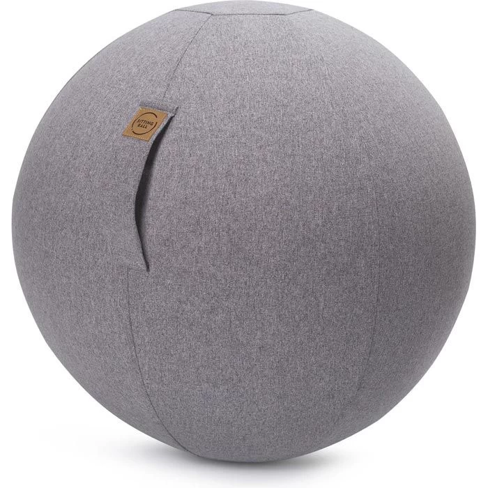 Sitting-Ball Sitzball FELT, Filzoptik, Grau