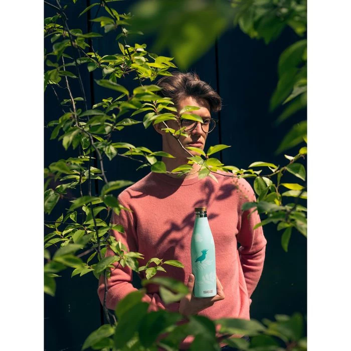 SIGG Trinkflasche Meridian Sumatra Birds, 0,5 L, Edelstahl, Türkis – Bild 5