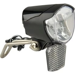Fischer-MTS Fahrradbeleuchtung 85355, Frontlicht, LED, Dynamoscheinwerfer, 70 Lux, Vorne