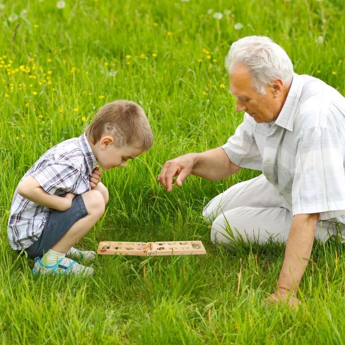 Relaxdays Brettspiel Kalaha - Steinchenspiel, Ab 6 Jahre, 2 Spieler – Bild 7