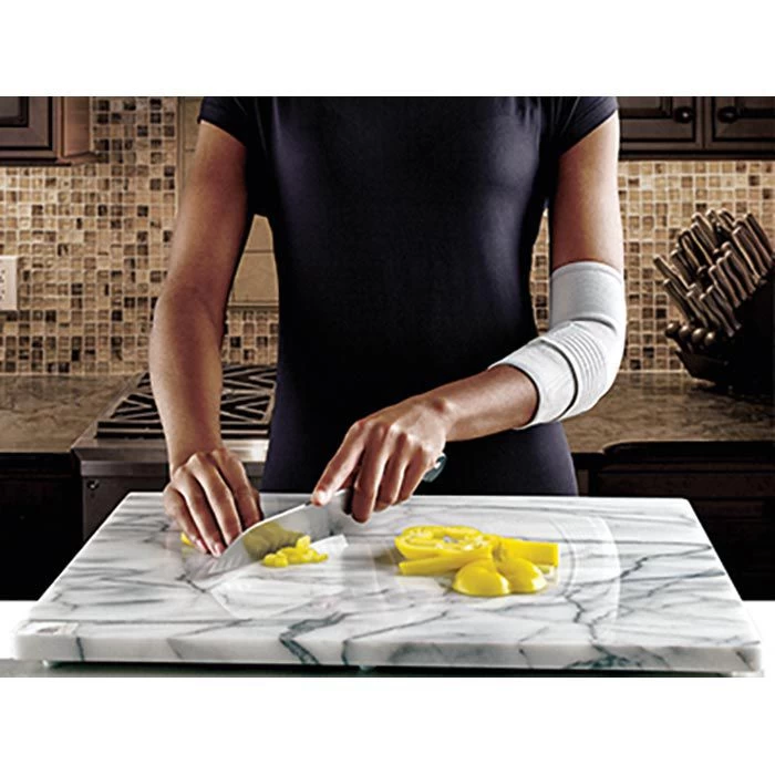 3M FUTURO Ellenbogenbandage 47863, Für Links & Rechts, Grau, Größe L – Bild 2