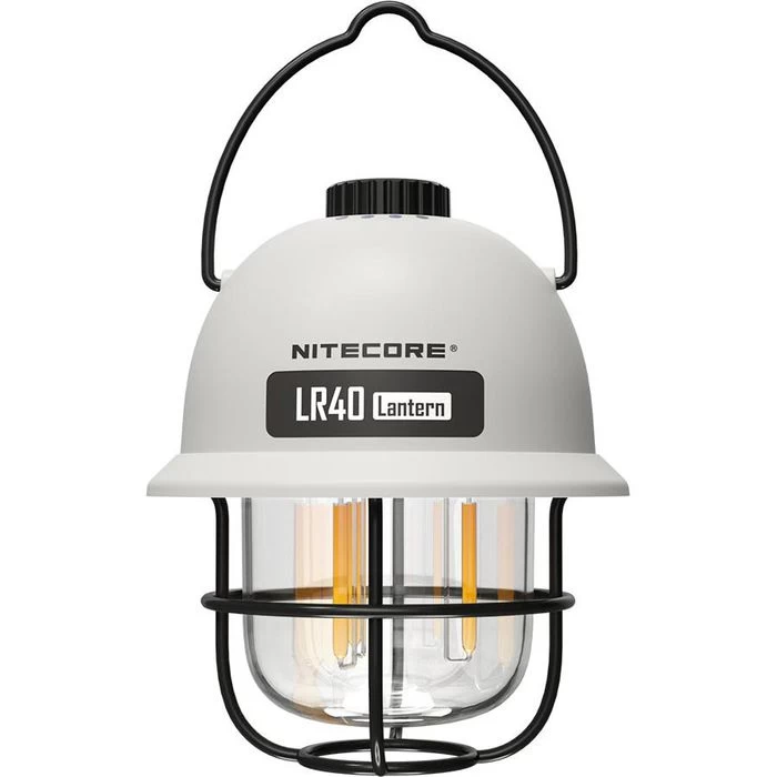 Nitecore Campinglampe LR40 Weiß LED Dimmbar, 100 Lumen, Akku, USB, Powerbank