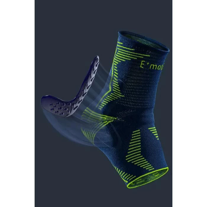 Medi Fußbandage Levamed E+motion, Sprunggelenk, Rechts & Links, Blau/grün, Größe V – Bild 7