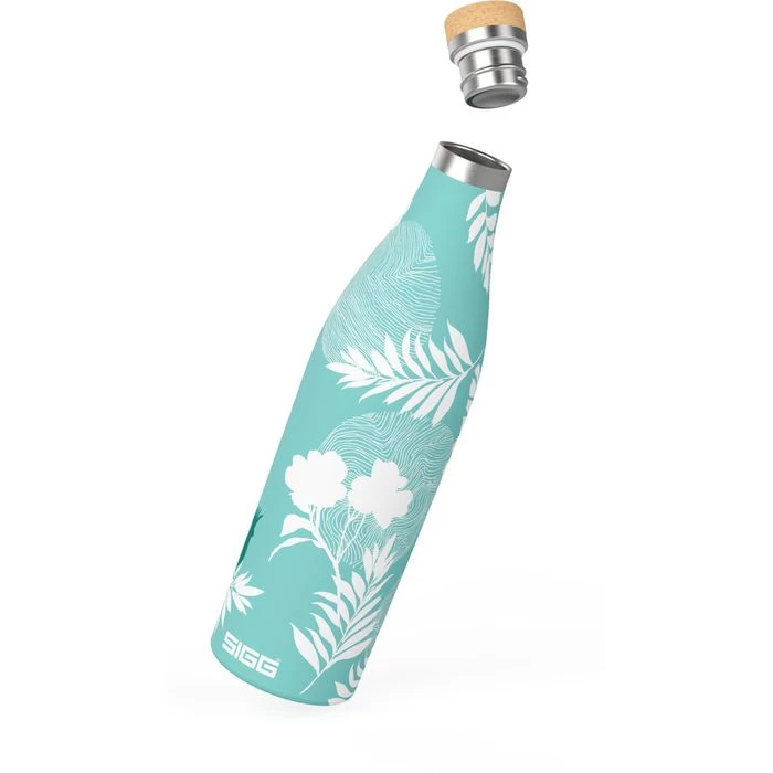 SIGG Trinkflasche Meridian Sumatra Birds, 0,5 L, Edelstahl, Türkis – Bild 2