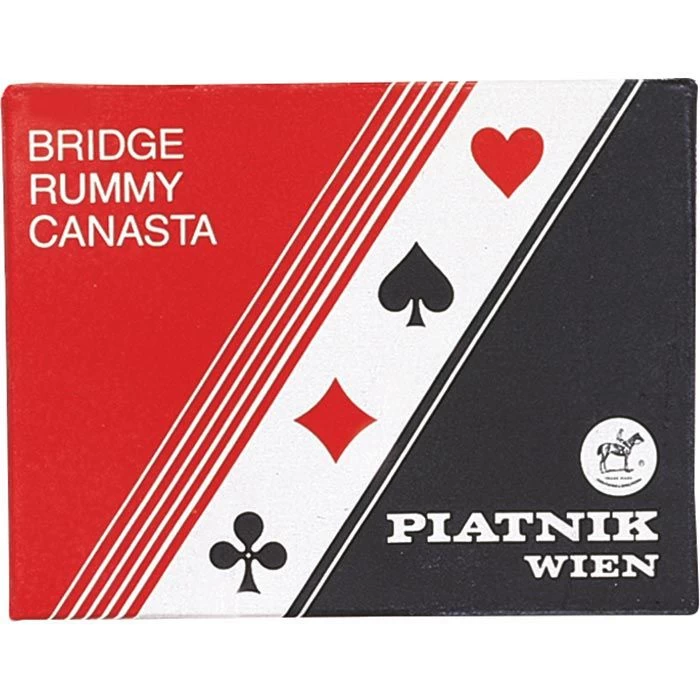 Piatnik Spielkarten 2197 Standard, Romme, 2x55 Karten, Papier, Franz. Bild, Bridge, Canasta – Bild 2