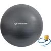 Schildkröt-Fitness Gymnastikball Extra Groß, 85cm, Belastbar Bis 120kg, Anthrazit