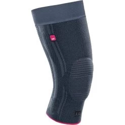 Medi Kniebandage Genumedi Komfort, Extraweit, Silber, Mit Silikonring & Haftband, Größe III