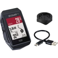 Sigma Fahrradcomputer ROX 11.1 Evo GPS 01030, Kabellos, Schwarz, Mit GPS, Wasserdicht