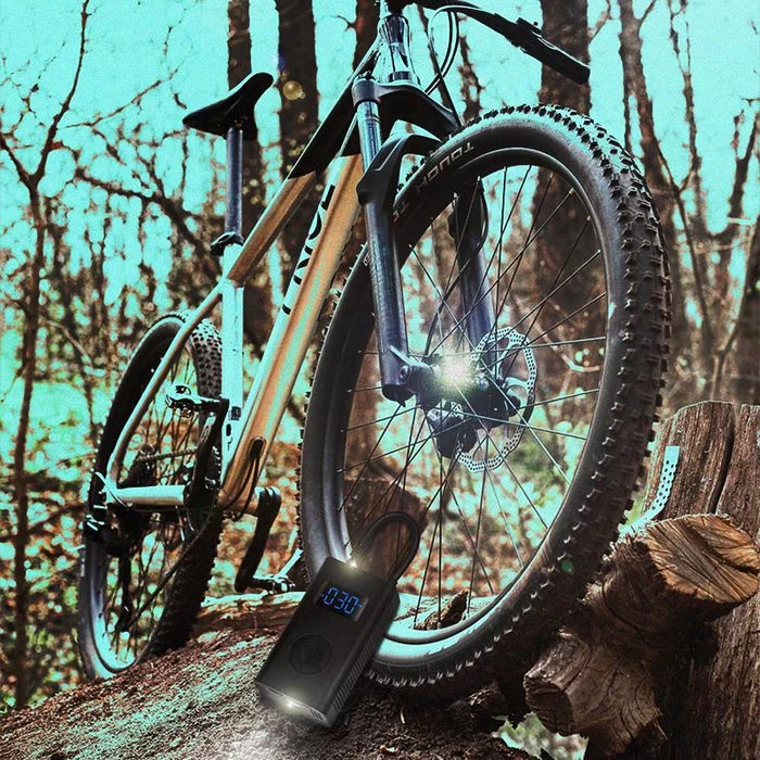 LogiLink Luftpumpe PA0265, Air Compressor, Akkupumpe, Mit Manometer â Bild 2