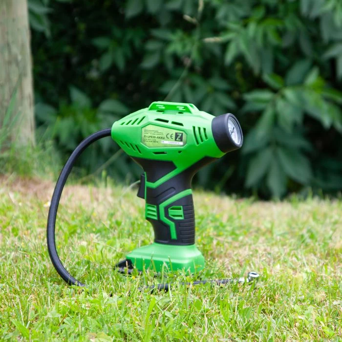 Zipper Luftpumpe ZI-LPE18-AKKU, Akkupumpe, Mit Manometer – Bild 4