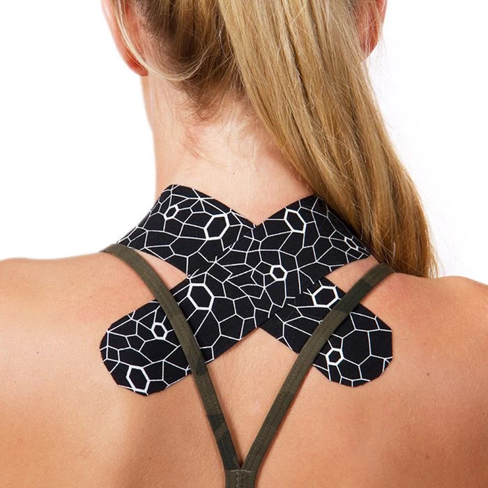 THERABAND Kinesio-Tape XactStretch Precut, 25,4 X 5 Cm, Wasserfest, Elastisch, Schwarz/weiß – Bild 2