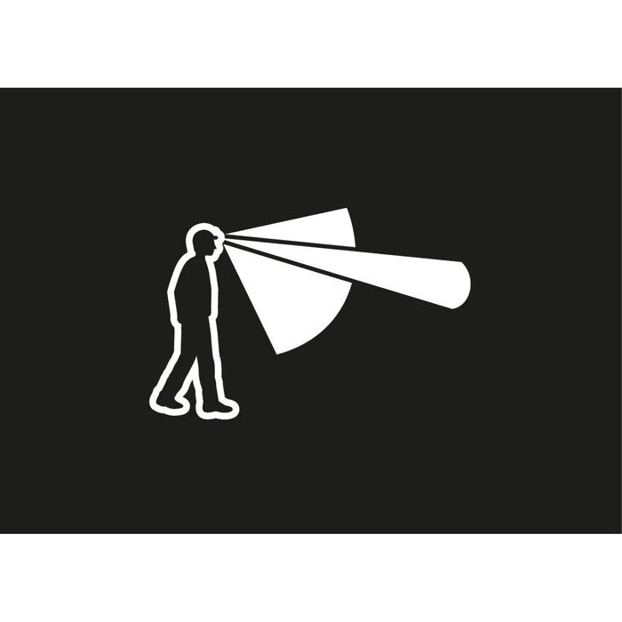 Petzl Stirnlampe Actik LED, 450Lumen, Rotlicht, Wasserdicht, Grau â Bild 5