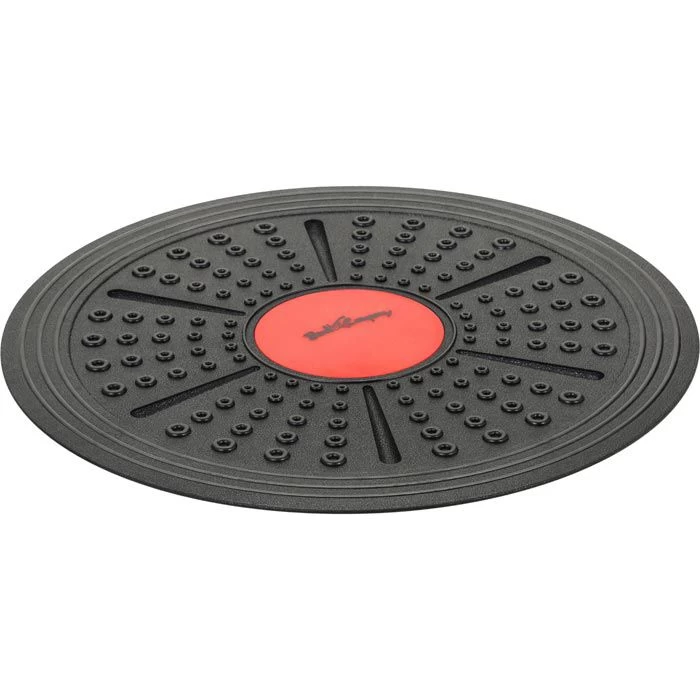 Bad-Company Balance-Board Fitness Brett, Ø 41 Cm, Schwarz-rot