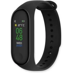 Denver Fitness-Tracker BFH-240 Schwarz, Pulsmessung, Bluetooth, Wasserdicht