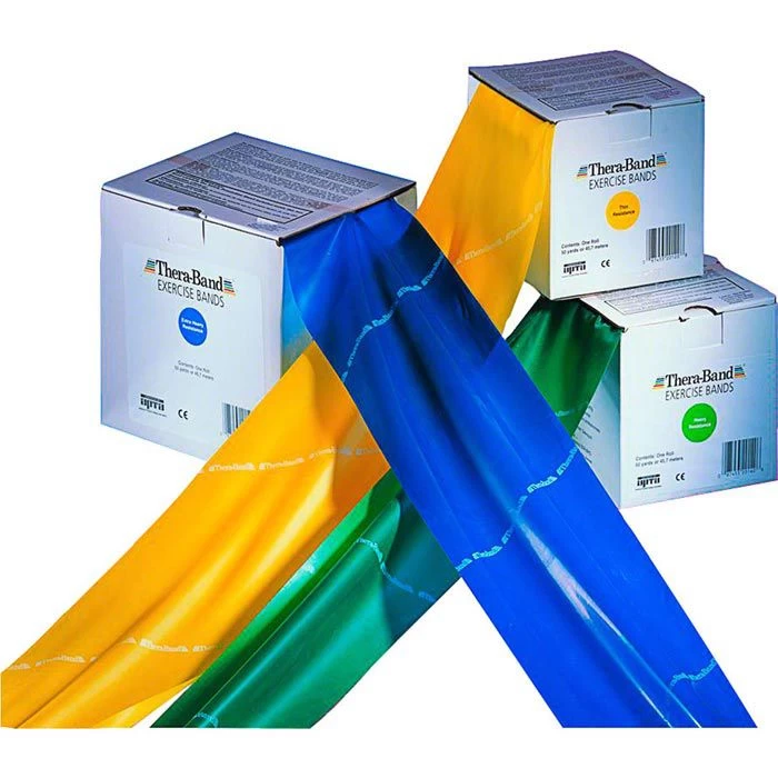 THERABAND Fitnessband Übungsband 45,5m, Stark – Bild 4