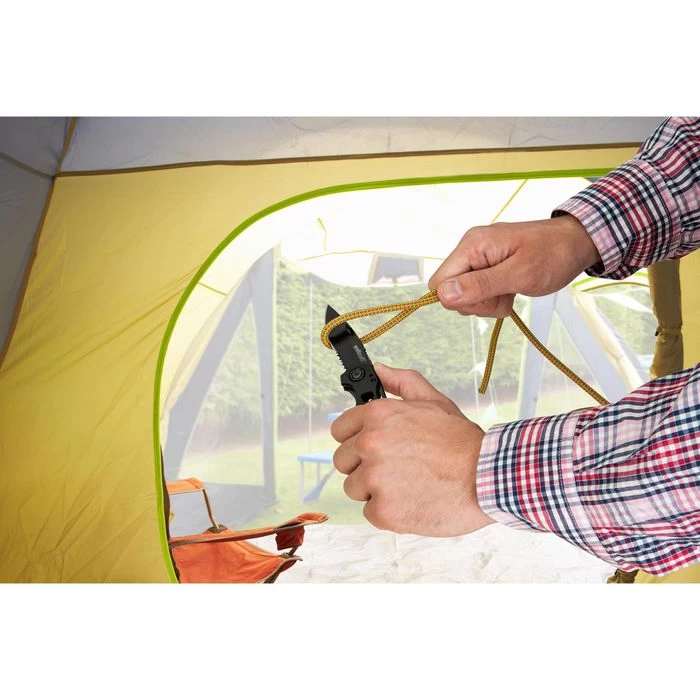 Wolfcraft Klappmesser 4289000, KlingenlĂ€nge 7,5cm, Aluminium, Schwarz â Bild 4