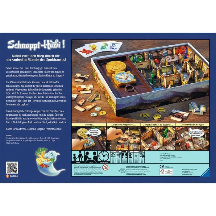 Ravensburger Brettspiel 22093 Schnappt Hubi!, Ab 5 Jahre, 2-4 Spieler â Bild 3