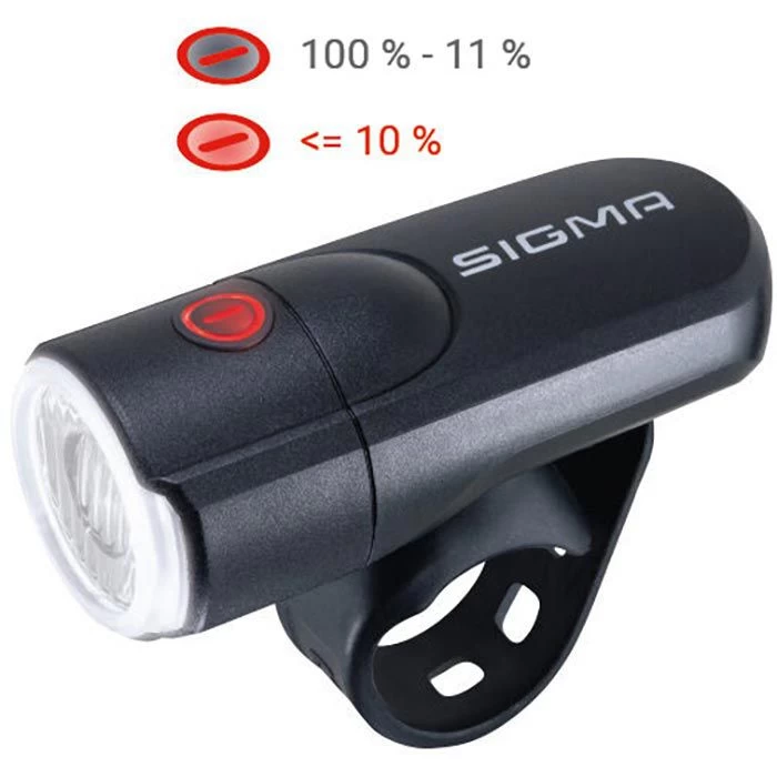 Sigma Fahrradbeleuchtung Aura 30 + Curve, Front-/ Rücklicht Set, LED, 30 Lux, Batterie – Bild 4