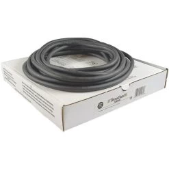 THERABAND Fitnessband Tubing, 7,5m, Spezial Starker Widerstand, Schwarz