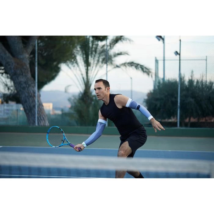 Bauerfeind Armling Sports Compression Sleeves Arm, Größe S / Kurz, Weiß, Beidseitig Tragbar, 2 Stück – Bild 3