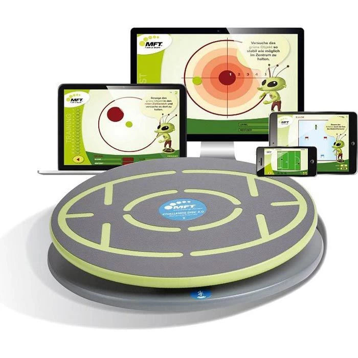 MFT Balance-Board Challenge Disc 2.0, Ø 40 Cm, Grün-grau, Bluetooth – Bild 5