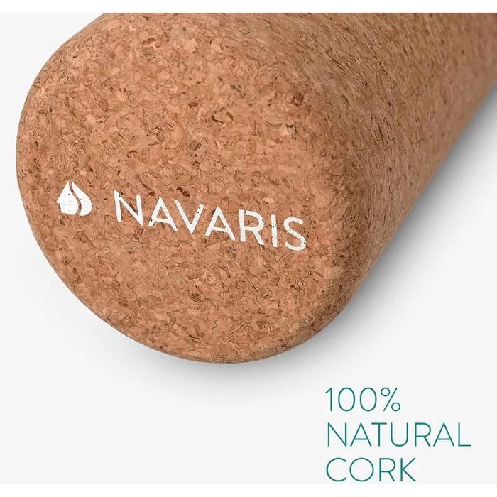 Navaris Faszienrolle Kork, 60 X 10cm, Braun â Bild 6