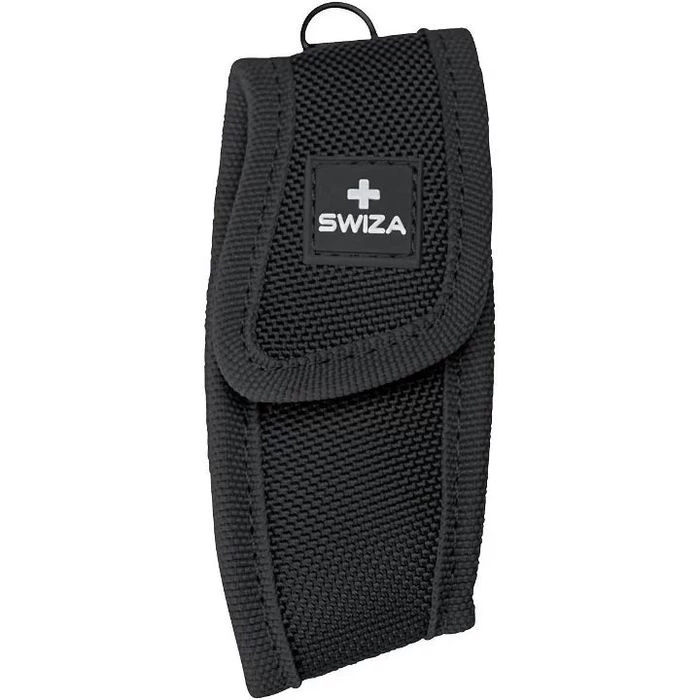 SWIZA Gürteletui Für Taschenmesser, Aus Nylon, Mit Klettverschluss, Schwarz
