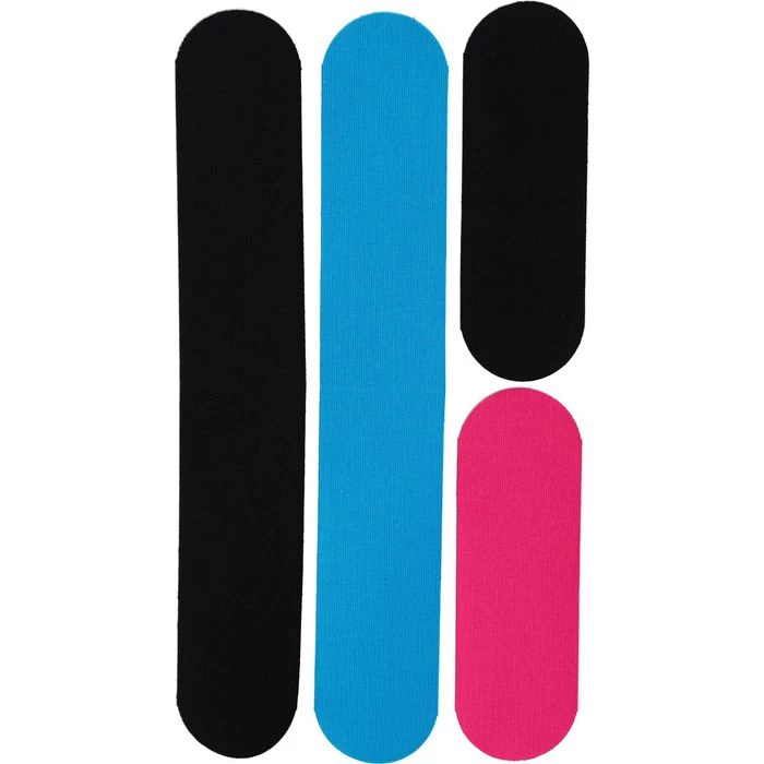 WUNDmed Kinesio-Tape Sprunggelenk, 4 Stück, 2 Größen, Wasserfest, Elastisch, Farbig Sortiert – Bild 2