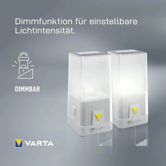 Varta Campinglampe Outdoor Ambiance L10 LED, 150 Lumen, Dimmbar, RGB, Spritzwassergeschützt – Bild 3
