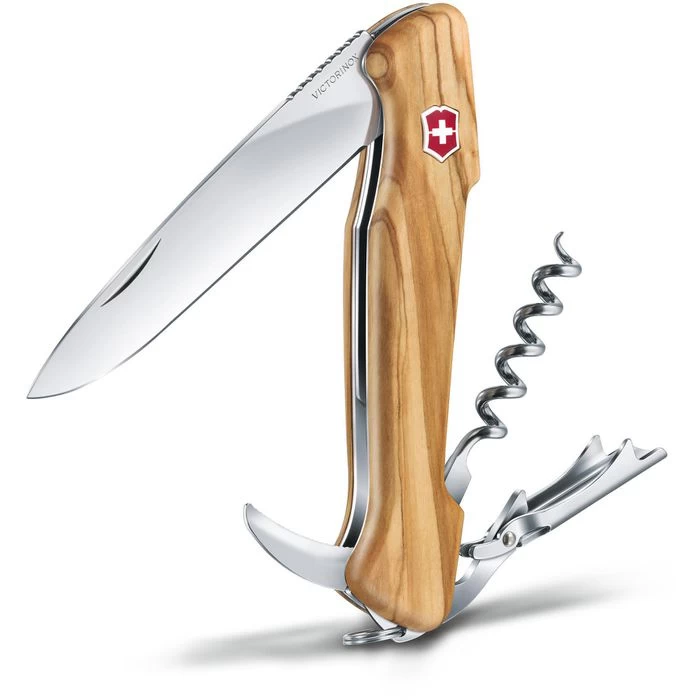 Victorinox Taschenmesser Wine Master 0.9701.64, Holzgriff, Olivenholz, 6 Funktionen â Bild 4