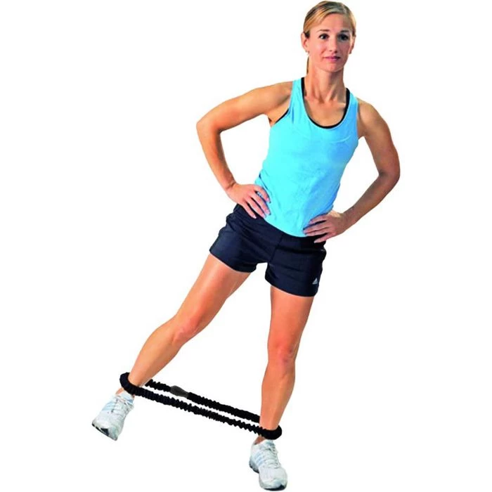 Togu Fitnessband Theragym Tube, 35cm, Extra Starker Widerstand, Schwarz, Loop – Bild 2