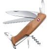 Victorinox Taschenmesser Ranger Wood 55, 0.9561.63, Holzgriff, Nussbaum, 10 Funktionen