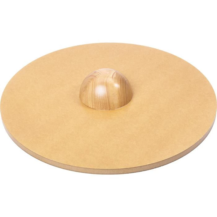 Bad-Company Balance-Board Deluxe Set Holz, Ø 45 Cm, Schwarz-braun, 2 Halbkugeln, 2 Wippen – Bild 4