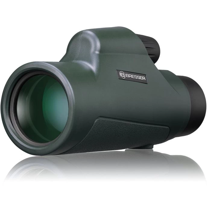 Bresser Fernglas Topas Monokular 10x42mm, 10-fache Vergrößerung, Kompakt, Wasserdicht