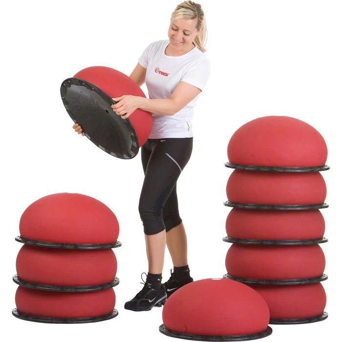 Togu Balance-Ball Jumper, Mit Trampolineffekt, Ø 52 Cm, Rot – Bild 5