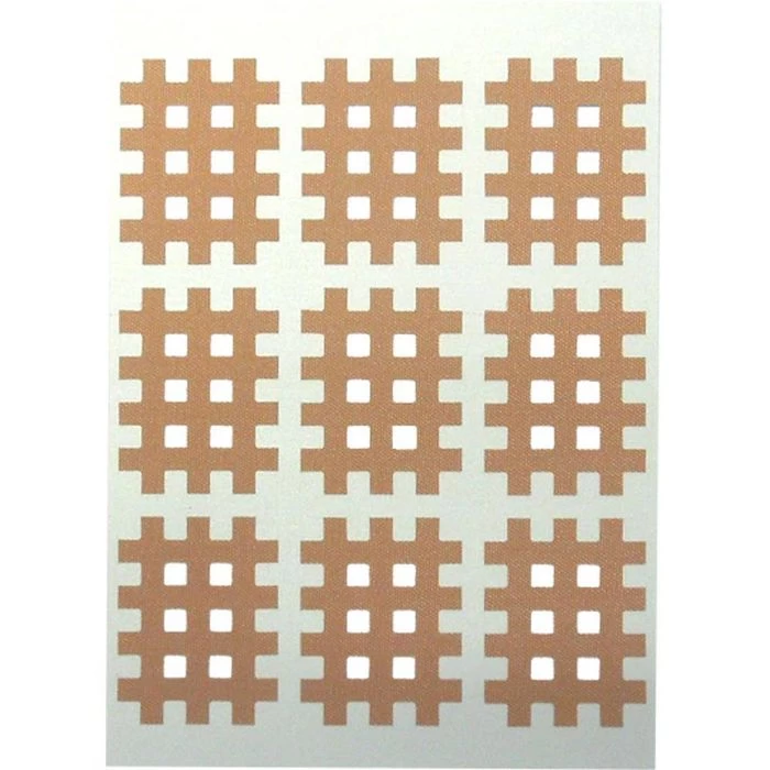 AcuTop Gittertape Typ A, Hautfarben, 2,7 X 2,1cm, 180 Strips – Bild 2