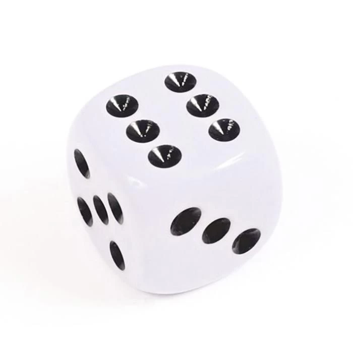 ASS Würfel Altenburger, 22574019, Weiß, Augenwürfel, 15mm Kantenlänge, 6 Stück – Bild 2