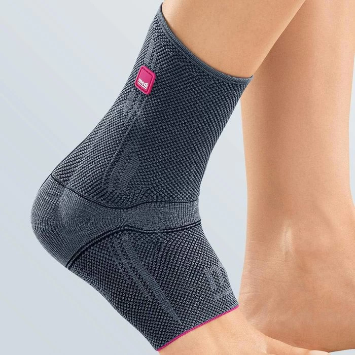 Medi Sprunggelenkbandage Levamed, Rechts & Links, Silber, Größe VI – Bild 2