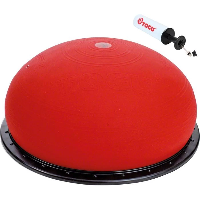 Togu Balance-Ball Jumper, Mit Trampolineffekt, Ø 52 Cm, Rot