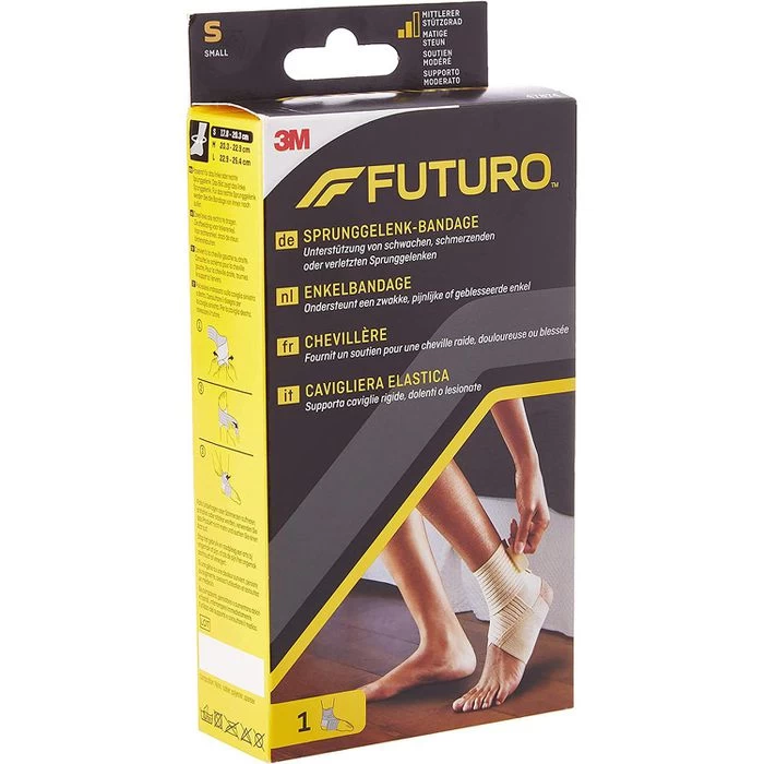 3M FUTURO Fußbandage 47874, Sprunggelenk, Für Rechts & Links, Beige, Größe S – Bild 5